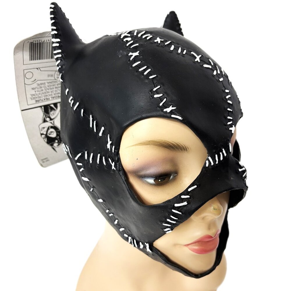 Vtg ’92 Licensed Batman Returns Catwoman Mask Latex NOS NWT